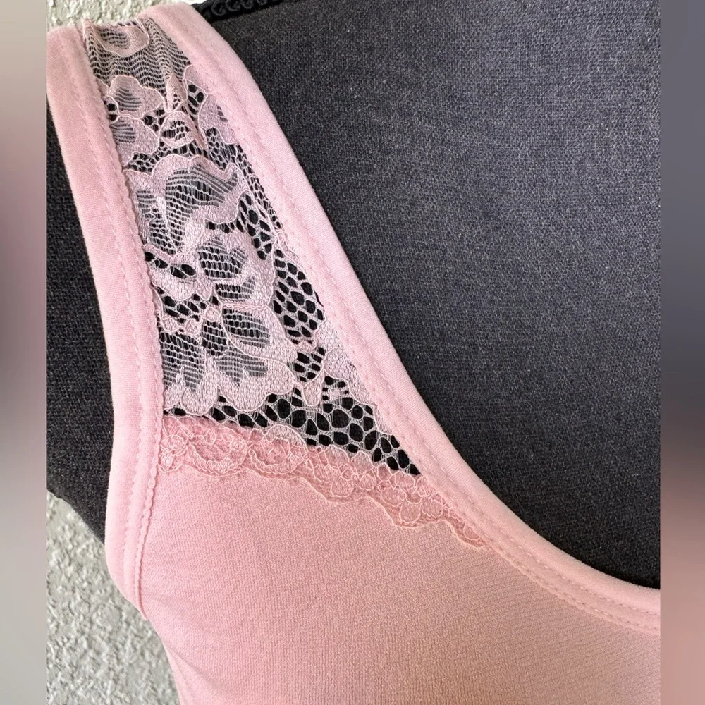 Laura Ashley Pink Bralette Women’s Bra Size XL - Picture 4 of 6